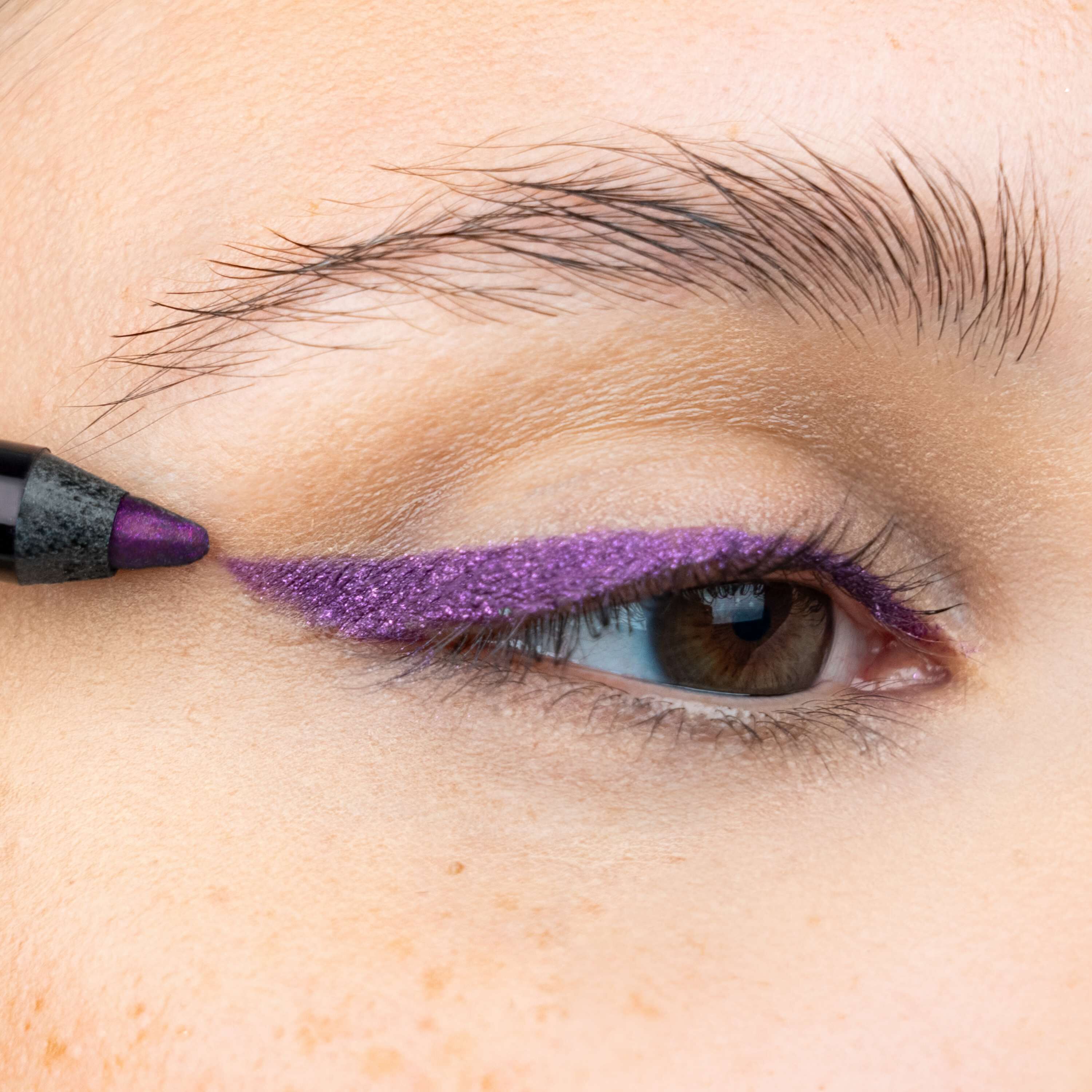Metallic Eye Liner long-lasting - metallic lavender