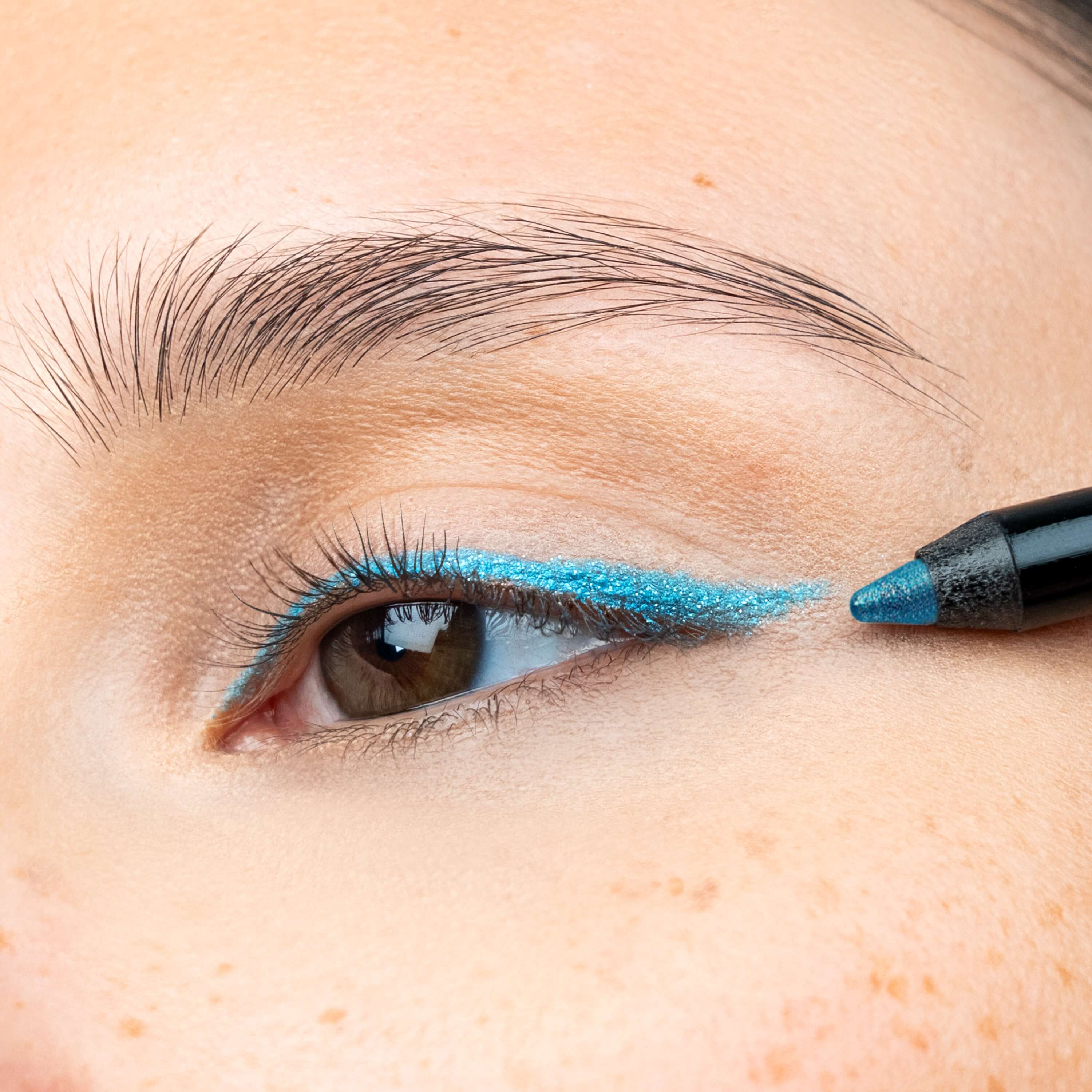 Metallic Eye Liner long-lasting - metallic turquoise